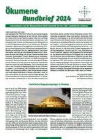 Titelseite des Ökumenerrundbriefes 2014